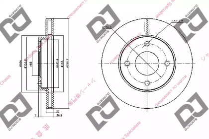 Тормозной диск DJ PARTS BD1061